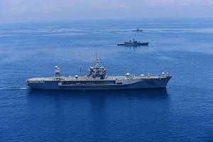 file image of US Navy assets underway (CREDIT: USN)