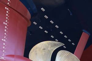 Controllable pitch propeller.
Source: MAN Energy Solutions