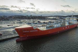 Coral EnergICE is the first liquefied natural gas (LNG) carrier to hold 1A Super ice class (Photo: Skangas)