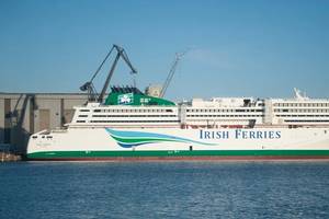 Ferry newbuild W.B. Yeats at the FSG pier (Photo: FSG)