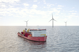 Great Lakes Dredge & Dock Corporation's planned subsea rock installation vessel could be operational and available to the U.S. offshore wind market as early as 2024. (Image: Great Lakes Dredge & Dock Corporation)