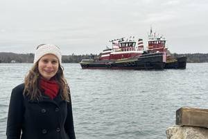 Isabel McAllister tug (Credit: Brian Buckley McAllister/LinkedIn)