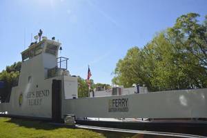 The Gee’s Bend Ferry is the first battery-electric vehicle ferry in the U.S. (Photo: Glosten)