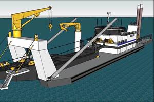The new dredge, General Bradley, is slated to join Callan Marine’s fleet in early 2021. (Image: Callan Marine)