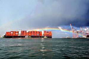 ZIM Sapphire - One of ZIMs new LNG vessels in Taiwan - Photo credit Mr YC Chou