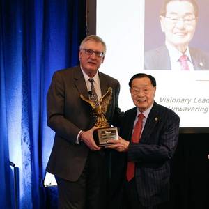 ABS Presents Lifetime Achievement Award to Foremost Shipping Founder and Chairman
