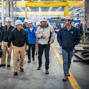 Chief of Naval Operations Visits Austal USA