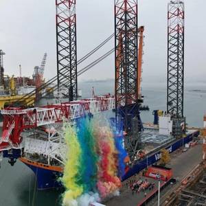 Van Oord Takes Delivery of Giant Offshore Installation Vessel Boreas