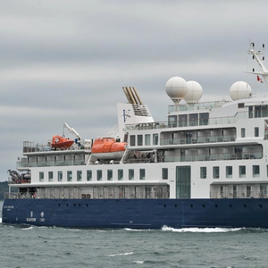 Expedition Cruise Ship Remains Stuck Aground in Greenland