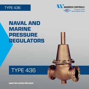 Warren Controls Highlights Marine Pressure Regulators