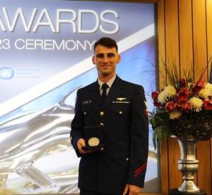 SAR Officer Caleb Halle Receives 2023 IMO Bravery Award