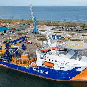 Van Oord’s Brand New Calypso CLV Set for Debut at RWE’s Offshore Wind Project