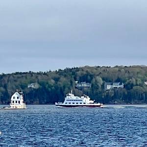 Ferry Loses Rudder After Running Aground in Maine