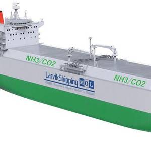 MOL Completes Ammonia/Liquefied CO2 Carrier Concept Study