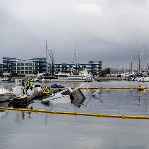 Yacht Fire Triggers Oil Spill in California