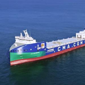 CMA CGM Takes Delivery of LNG-Powered Mermaid Containership
