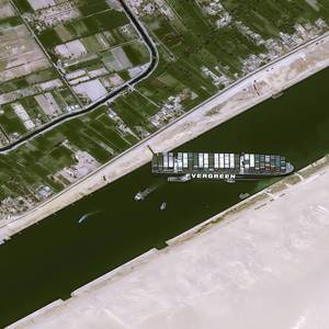 Shipowner Blames Suez Canal for Ever Given Grounding