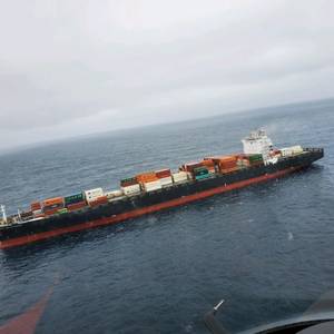 Fire-Stricken Containership Starts Transit to Port of Oakland
