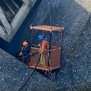 Salvors Remove Diesel Fuel from Capsized Liftboat Seacor Power