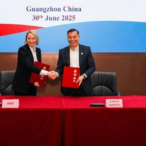 BHP Signs Charter Contracts with COSCO for Two Ammonia Dual-Fueled Vessels