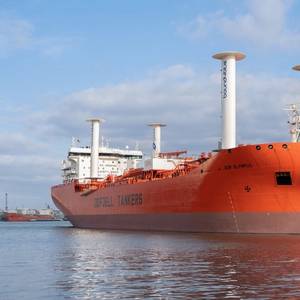 Odfjell’s Chemical Tanker BOW Olympus Gets bound4blue’s Wind Propulsion