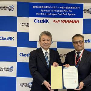 ClassNK Gives AiP for Yanmar’s Maritime Hydrogen Fuel Cell System