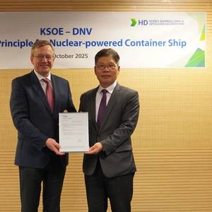 HD KSOE Gets DNV’s Blessing for Nuclear-Powered Container Ship Design