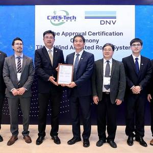 DNV Approves CMES-Tech’s Tilting Rotorsail Design