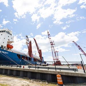 Tower Sections for Vineyard Wind I Offshore Wind Project Arrive in U.S.