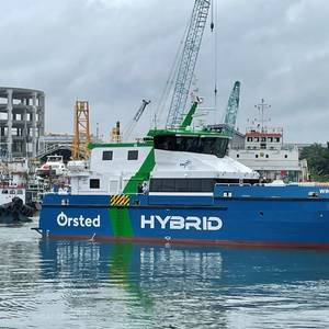 Hybrid Crew Transfer Vessel WINDEA ONE Joins Orsted's North Sea Wind Farm Fleet