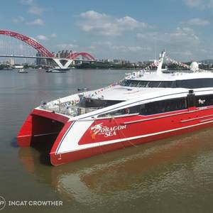 Incat Crowther-Designed Ferry for Azam Marine Set for Sea Trials