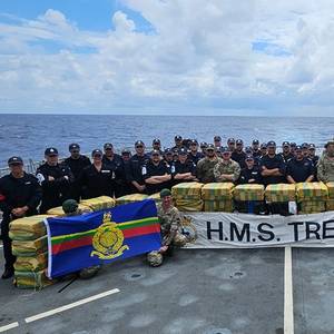 Royal Navy Seizes Over $250M Worth of Drugs in Caribbean Sea