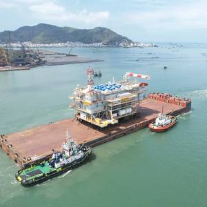 Second Hai Long Substation Heads to Project Site Offshore Taiwan