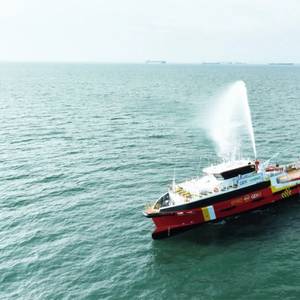 Malaysia’s First Hybrid Fast Crew Boat Launched