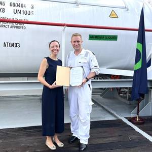 DNV Awards Certificates for Fortescue’s Dual-fueled Ammonia-powered Vessel