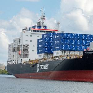Crowley Vessel Torogoz Makes Maiden Commercial Voyage