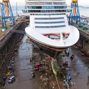 Damen Shiprepair Brest Completes 50th Cruise Ship Retrofit