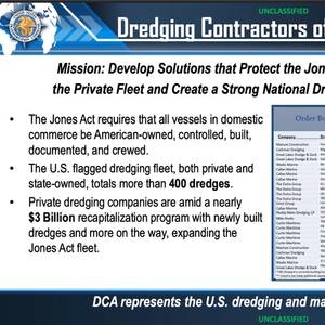 USTRANSCOM Report: Impact of Dredging Limitations on U.S. Strategic Seaports