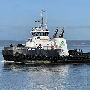Foss Charters Vessel from Tug Construction