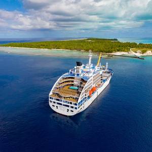 Olympic Surfers Enjoy Unique Accommodation on Cruise Ship in Tahiti