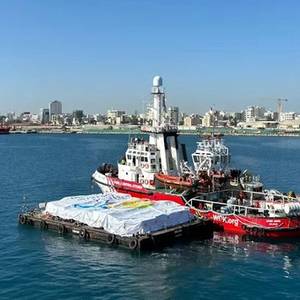 First Aid Ship to Gaza Leaves Cyprus Port in Pilot Project
