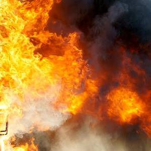 Crimea Oil Terminal Set Ablaze by Drone Attack