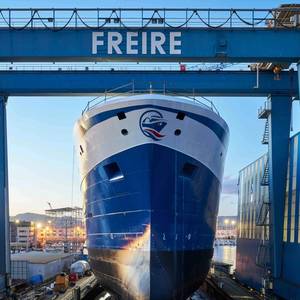 Freire Shipyard Launches Trawler for Qikiqtaaluk Fisheries Corporation