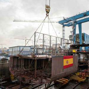 Keel is Laid for Spanish Navy’s New Diver Support Vessel