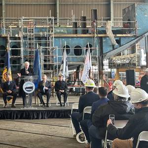 Keel Laying Held for Fifth National Security Multi-Mission Vessel