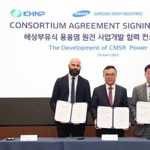 KHNP, Samsung Heavy, Seaborg to Develop Floating Nuclear Power Plants