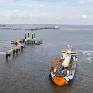 Van Oord Concludes Construction of Wilhelmshaven FSRU Jetty in Germany