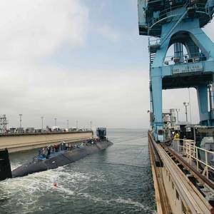 HII Launches Virginia-class Submarine Arkansas