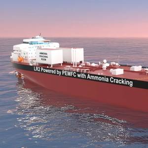 Bureau Veritas Greenlights Ammonia-Powered LR2 Tanker with PEM Fuel Cells