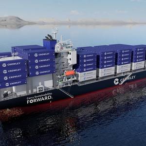 Crowley Unveils New LNG-fueled Containerships